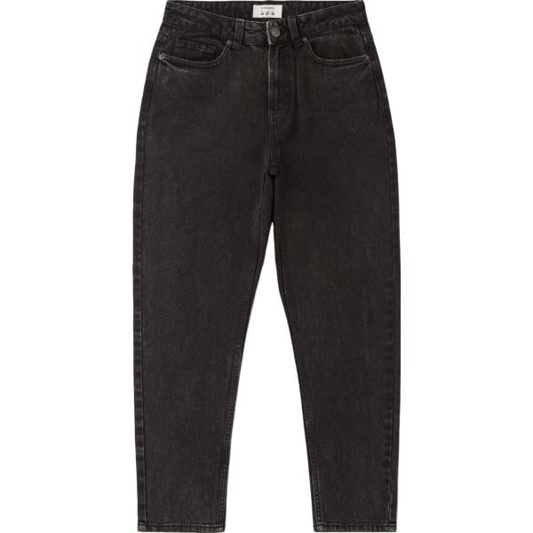jeans mom Terranova nero tinta unita