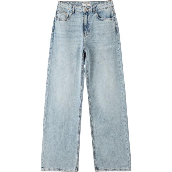 jeans Terranova verde tinta unita