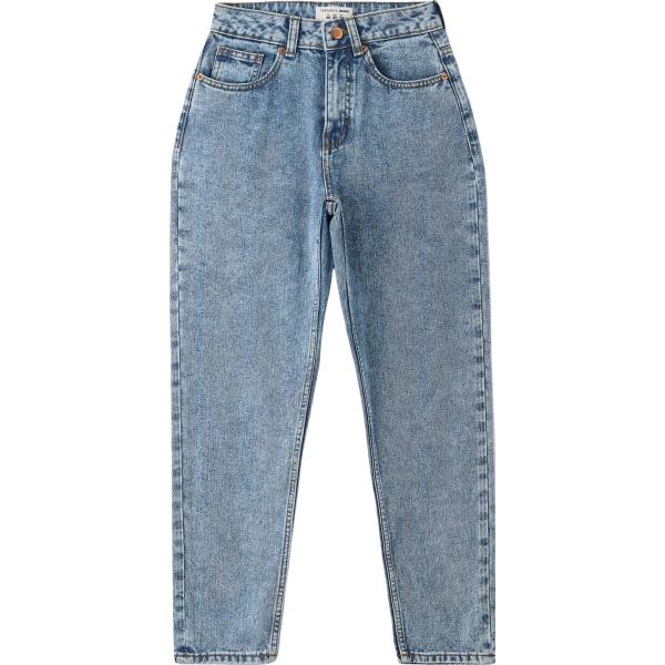 jeans mom Terranova blu tinta unita
