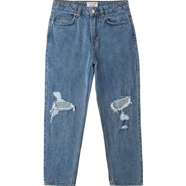 jeans mom Terranova blu