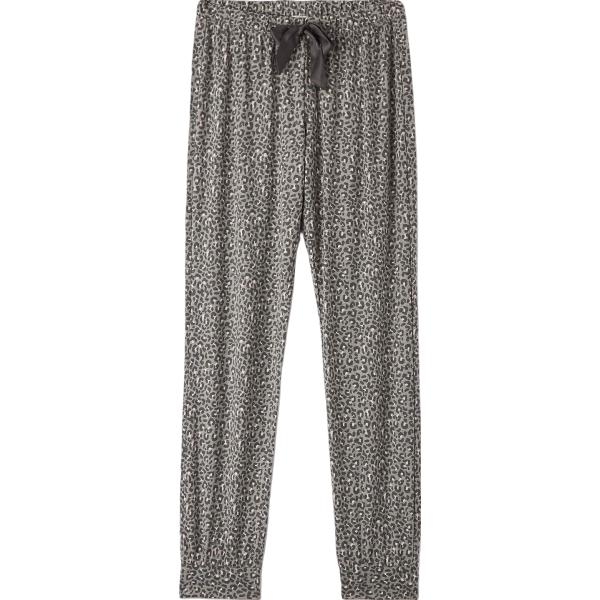 pantaloni Terranova grigio animalier