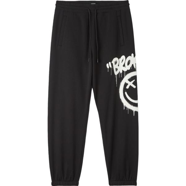 pantaloni sportivi Terranova nero con stampe