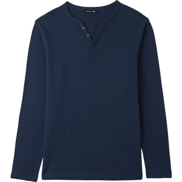 t-shirt Terranova blu tinta unita