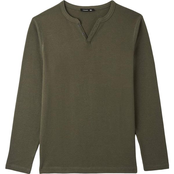 t-shirt Terranova verde tinta unita