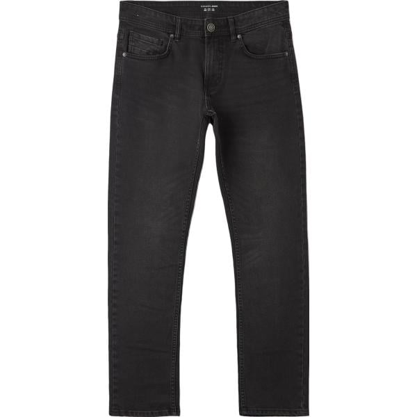 jeans dritti Terranova nero tinta unita