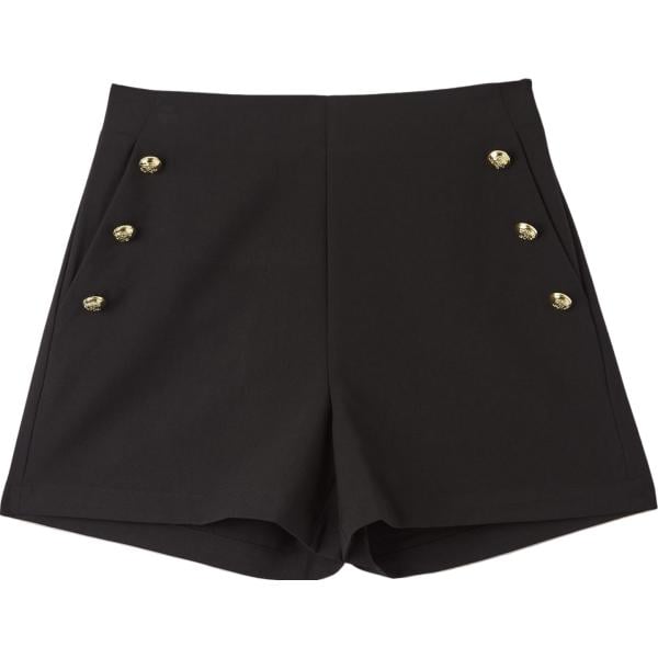 shorts Terranova nero tinta unita