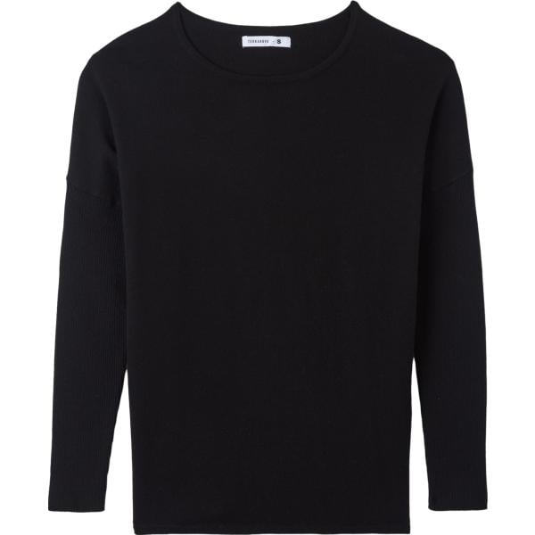 maglieria Terranova nero tinta unita