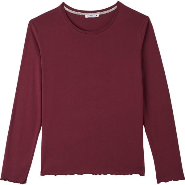 t-shirt Terranova rosso tinta unita