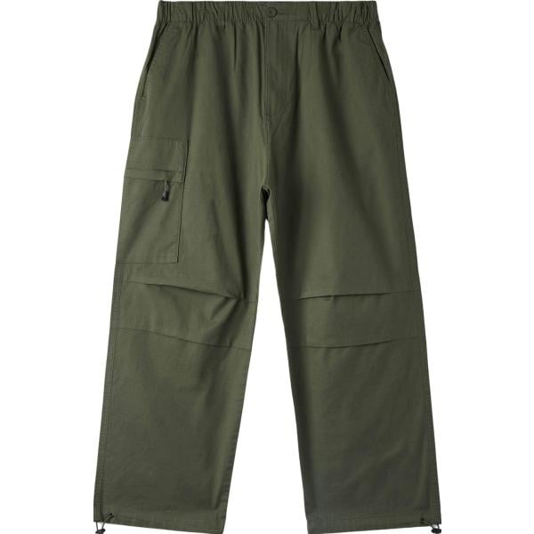 pantaloni Terranova verde tinta unita