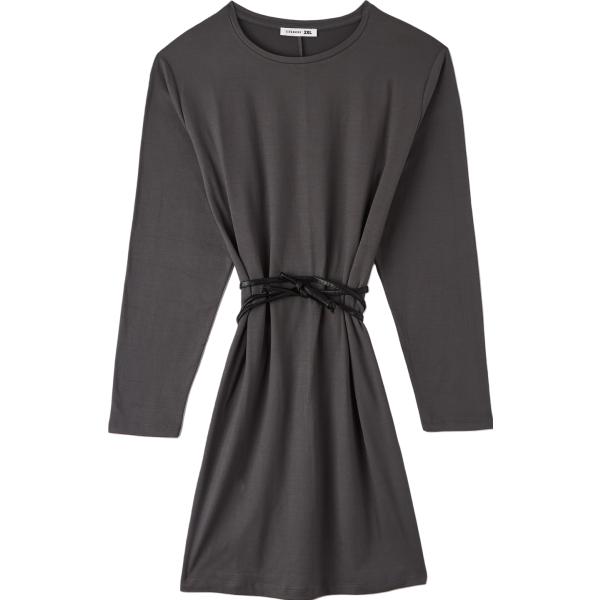 vestiti midi/longuette Terranova grigio tinta unita