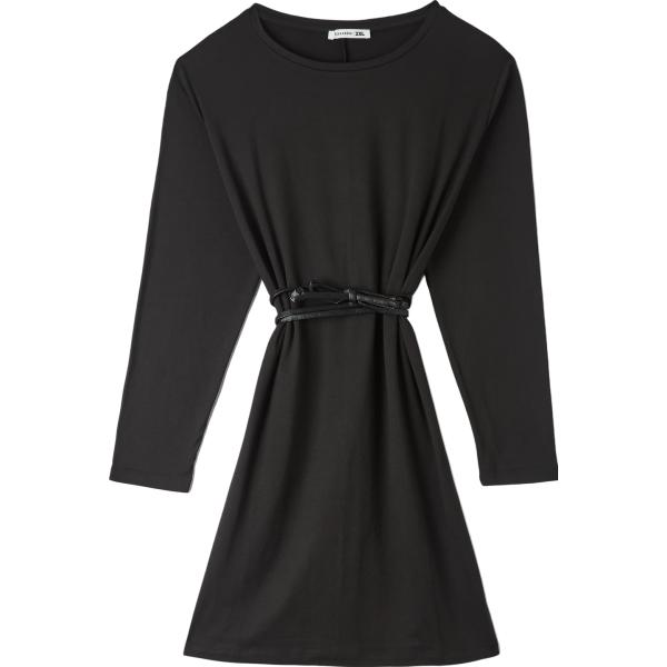 vestiti midi/longuette Terranova nero tinta unita