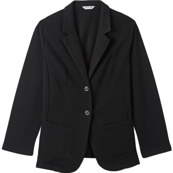 blazer Terranova nero tinta unita