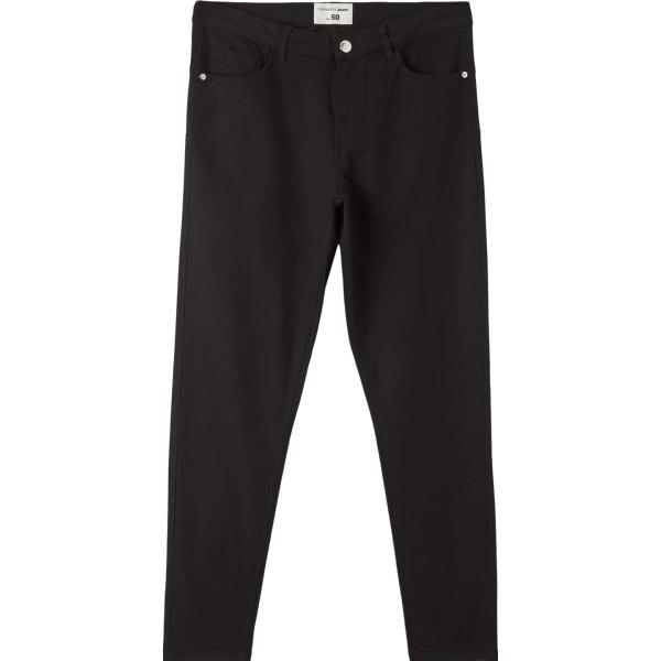 pantaloni Terranova nero tinta unita
