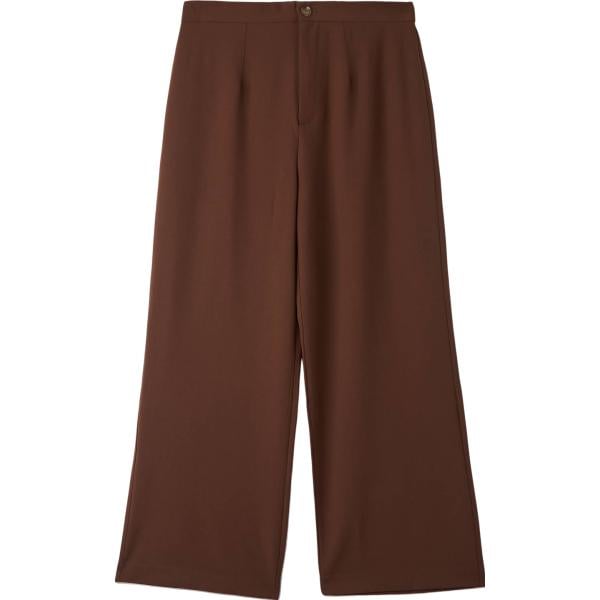 pantaloni Terranova marrone tinta unita