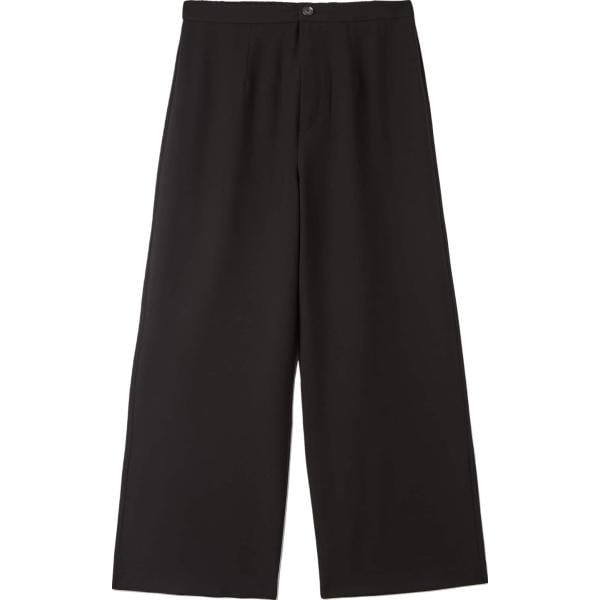 pantaloni Terranova nero tinta unita