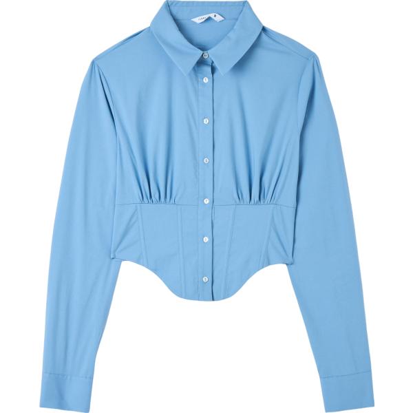 camicie Terranova blu