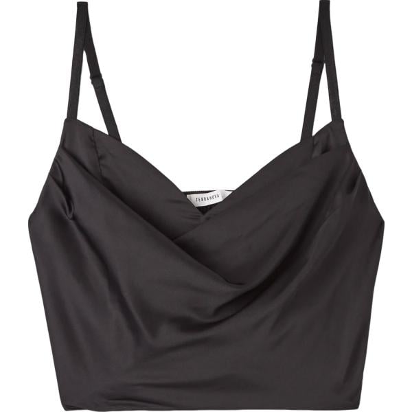 top Terranova grigio tinta unita