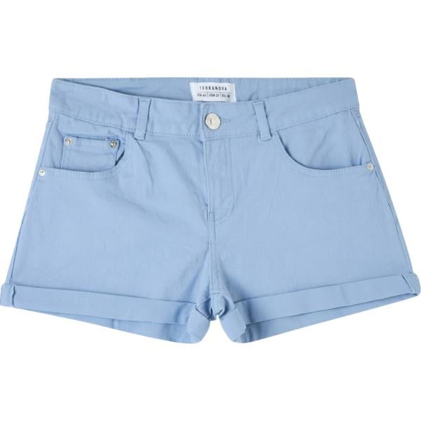 shorts Terranova blu tinta unita