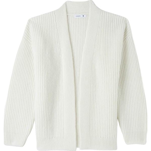 cardigans Terranova bianco tinta unita
