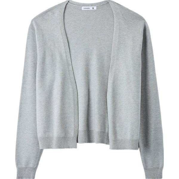 cardigans Terranova grigio tinta unita
