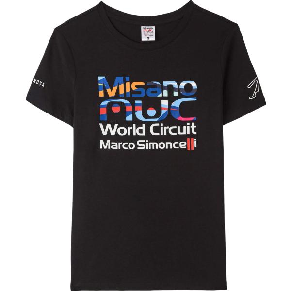 t-shirt Terranova nero con stampe