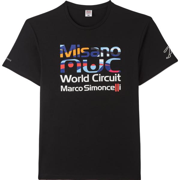 t-shirt Terranova nero con stampe