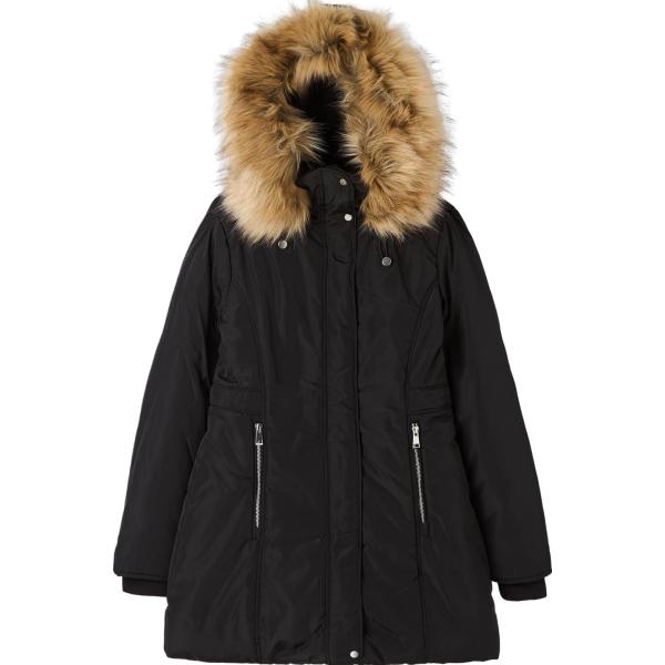 parka Terranova nero tinta unita