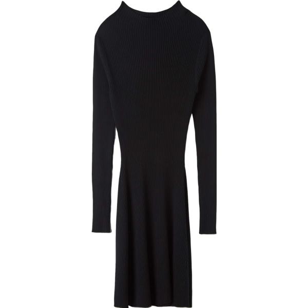 vestiti midi/longuette Terranova nero tinta unita