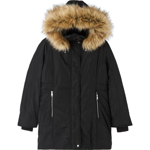 parka Terranova nero tinta unita