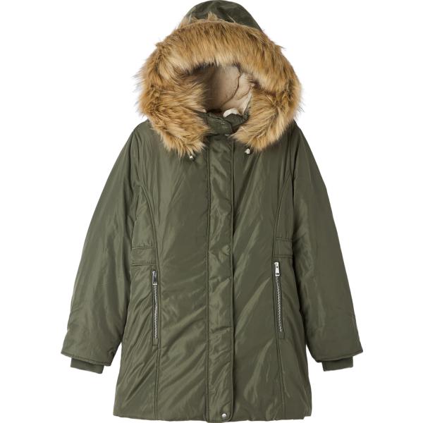 parka Terranova verde tinta unita