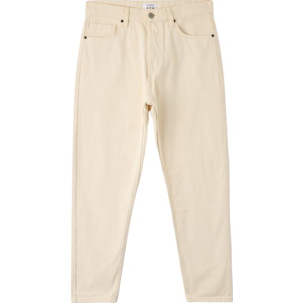pantaloni Terranova bianco tinta unita