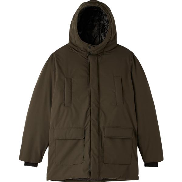 parka Terranova marrone tinta unita