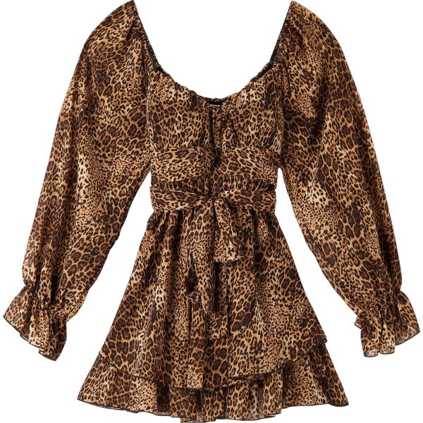 vestiti Terranova marrone animalier