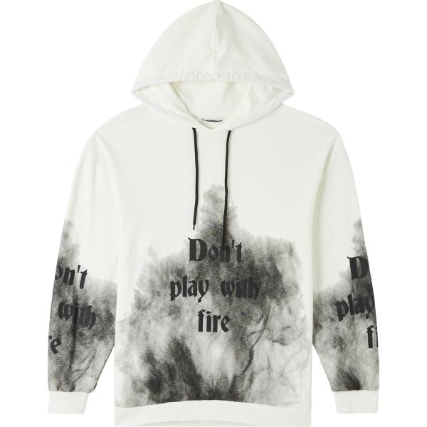 felpe Terranova bianco con stampe