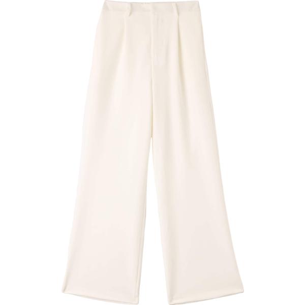 pantaloni Terranova bianco tinta unita
