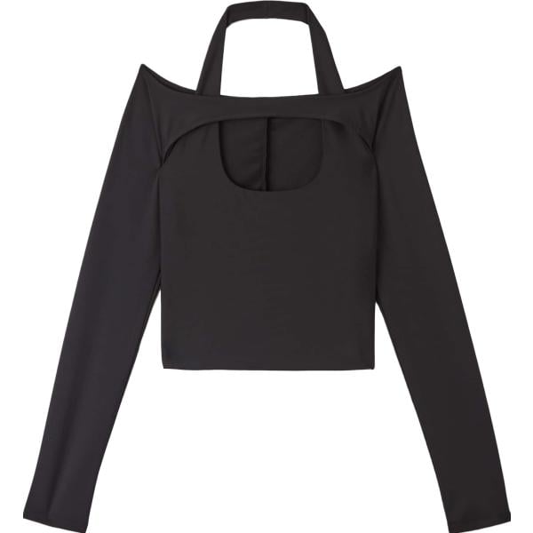 t-shirt Terranova nero tinta unita