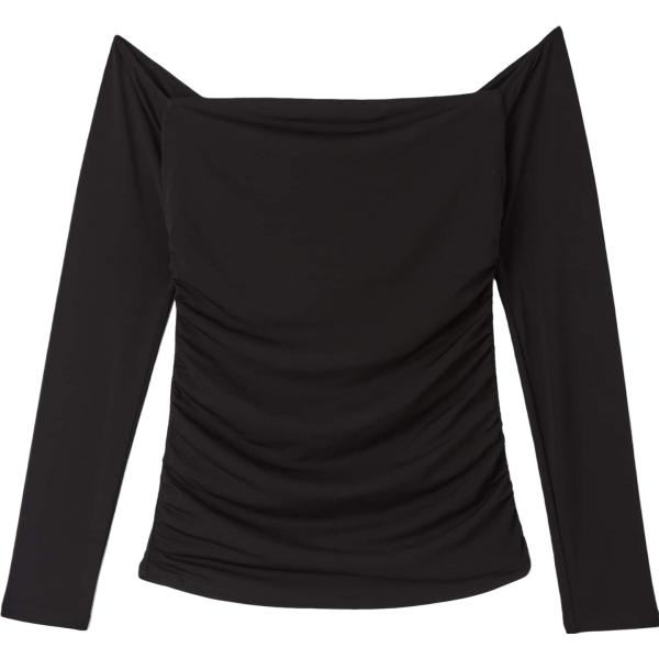 t-shirt Terranova nero tinta unita