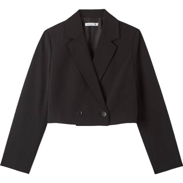 blazer Terranova nero tinta unita