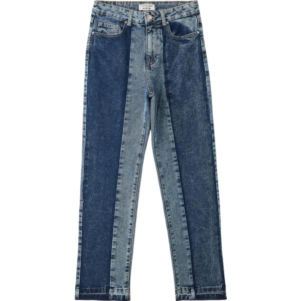 jeans dritti Terranova blu tinta unita