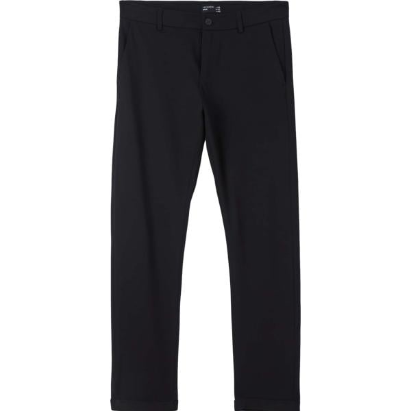 pantaloni chino Terranova nero tinta unita