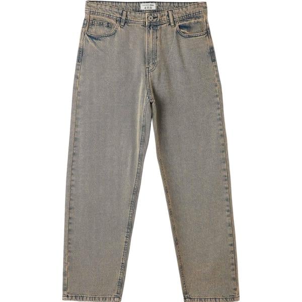 jeans Terranova verde tinta unita