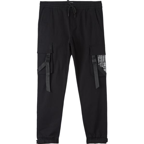 pantaloni cargo Terranova nero