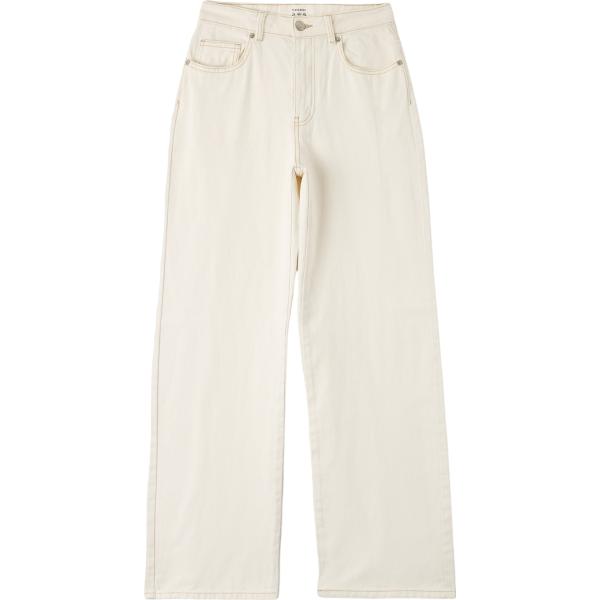 pantaloni Terranova bianco tinta unita
