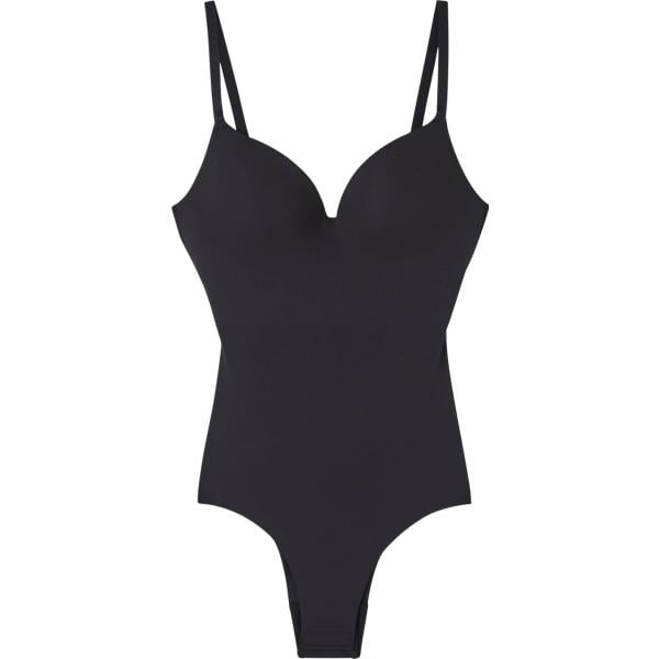 body Terranova nero tinta unita