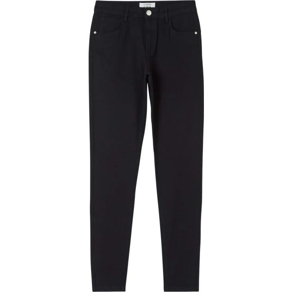 pantaloni Terranova nero tinta unita
