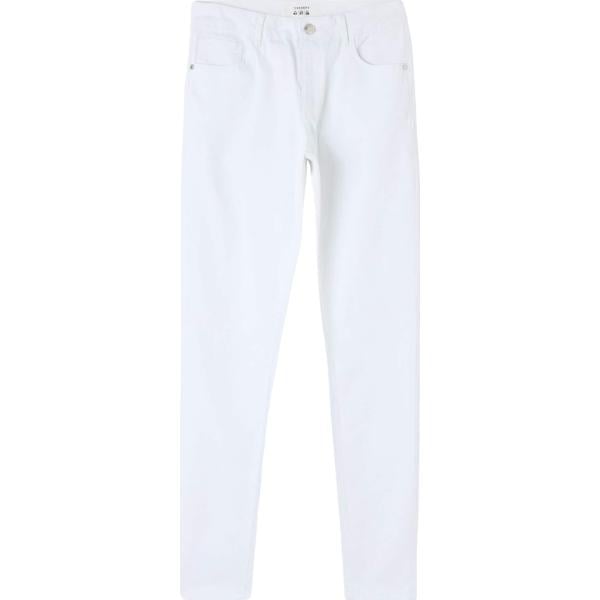 pantaloni Terranova bianco tinta unita
