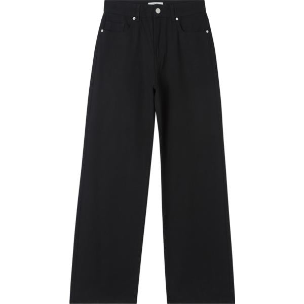 pantaloni Terranova nero tinta unita
