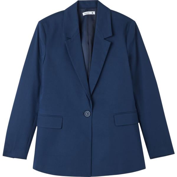 blazer Terranova blu tinta unita