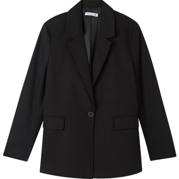 blazer Terranova nero tinta unita