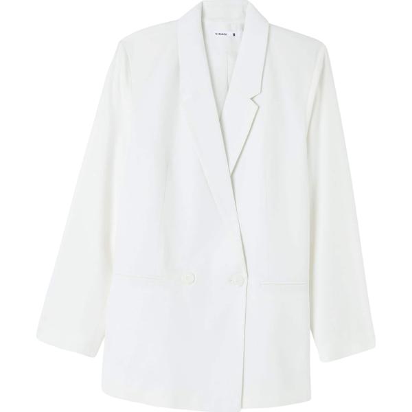 blazer Terranova bianco tinta unita